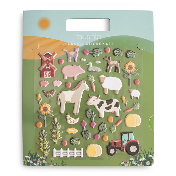 Mushie - Reusable Sticker Set - Farm