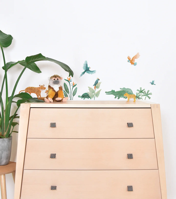 Lilipinso - Wall Decals - Jungle Animals - Mabel & Fox