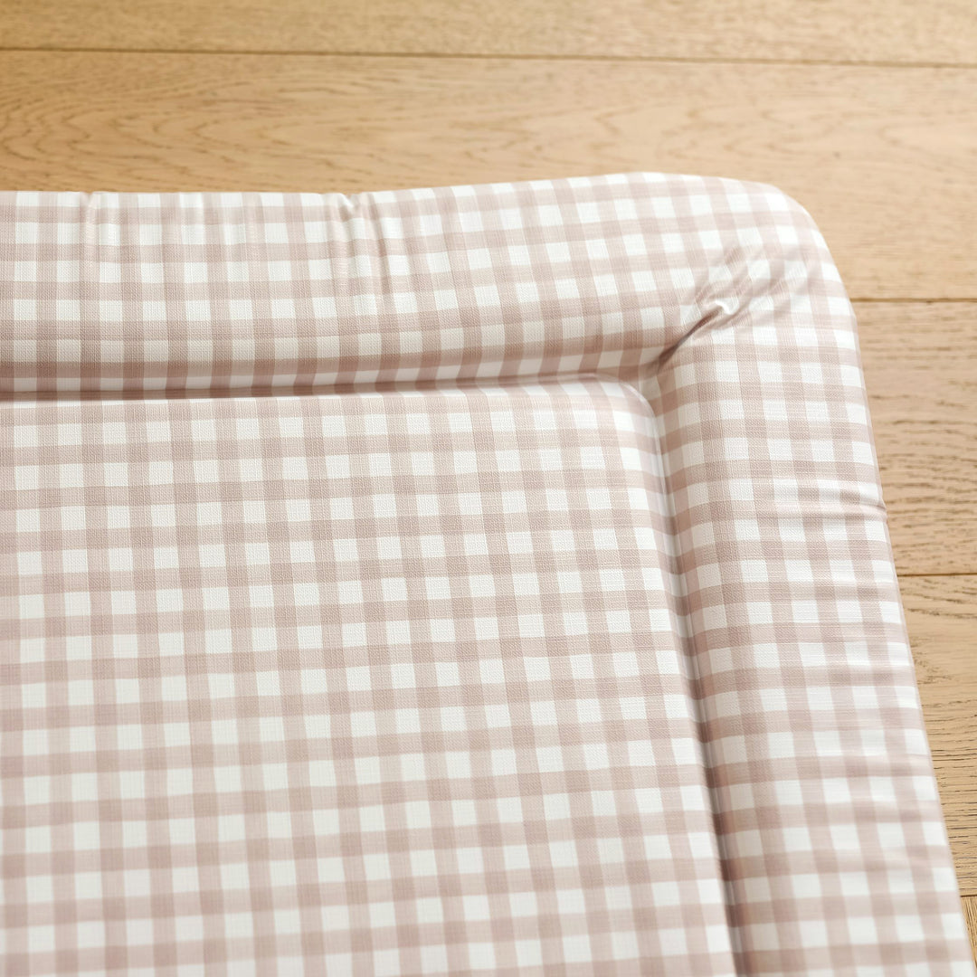 Mabel & Fox - Baby Changing Mat - Blush Gingham