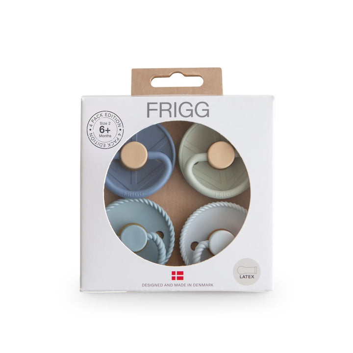 FRIGG - Pacifier - Skyline Serenity - Size 2 (4 Pack)