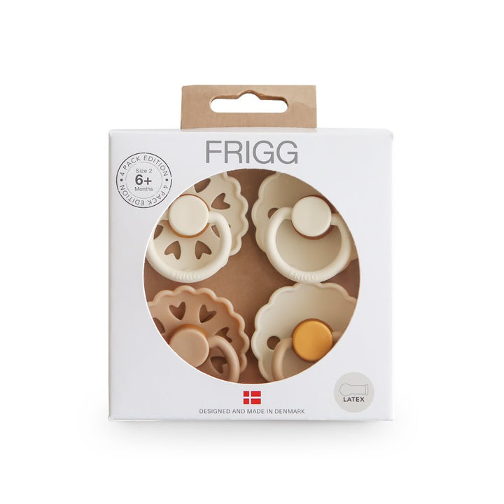 FRIGG - Pacifier - Snowflake Dream - Size 2 (4 Pack)