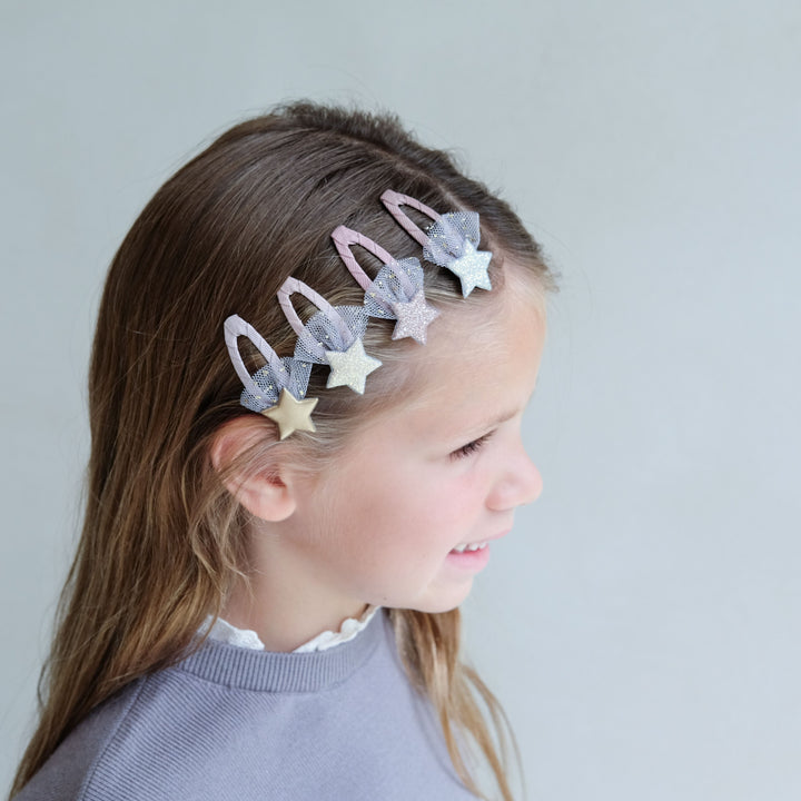 Mimi & Lula - Clic Clac Hair Clips - Ballet Star (4 Pack)