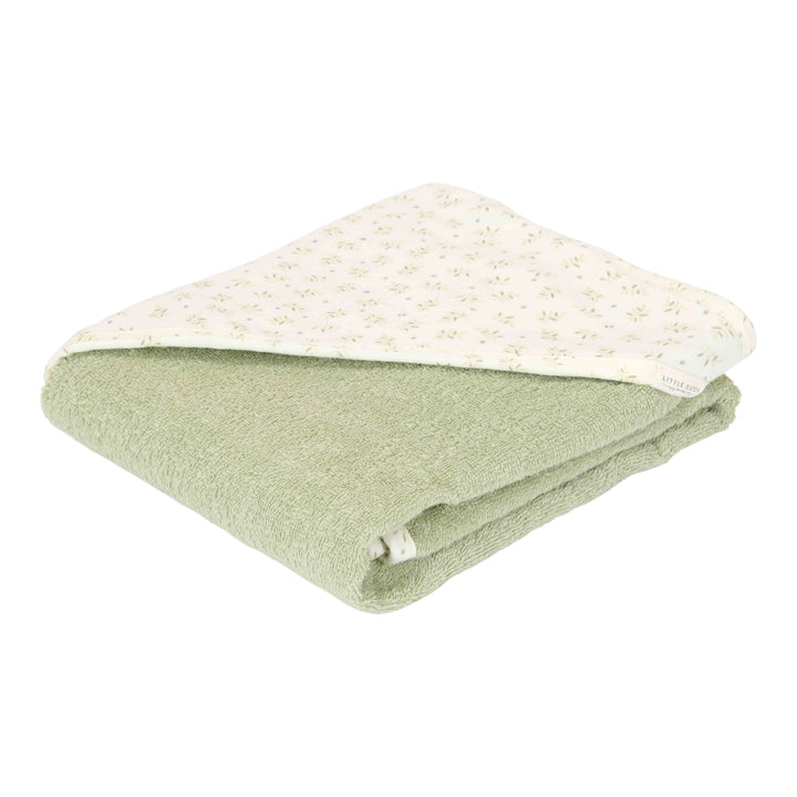 Little Dutch - Hooded Towel - Blueberry Leaves 75 x 75cm