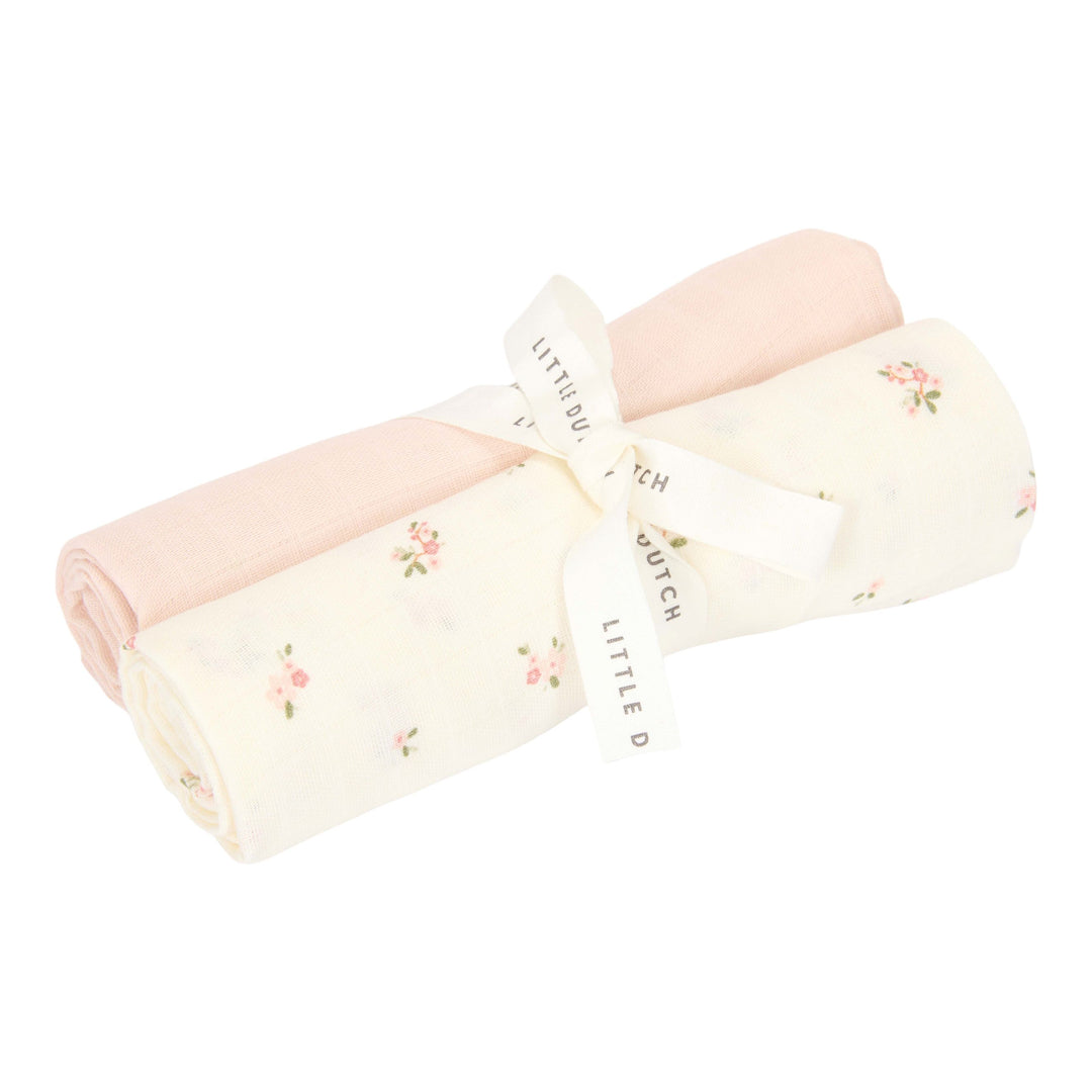 Little Dutch -  Swaddle - Fairy Blossom & Blossom (70x70cm)