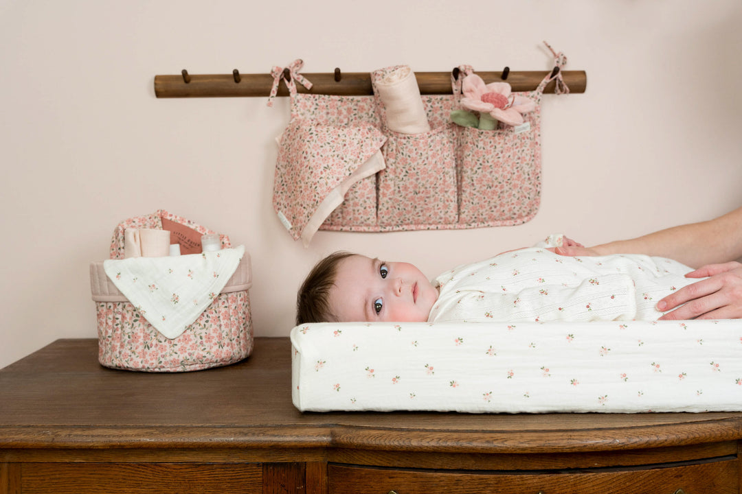 Little Dutch - Quilted Storage Basket - Small - Fairy Floral