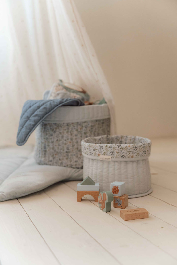 Little Dutch - Quilted Storage Basket - Small - Forest Adventure - Mabel & Fox