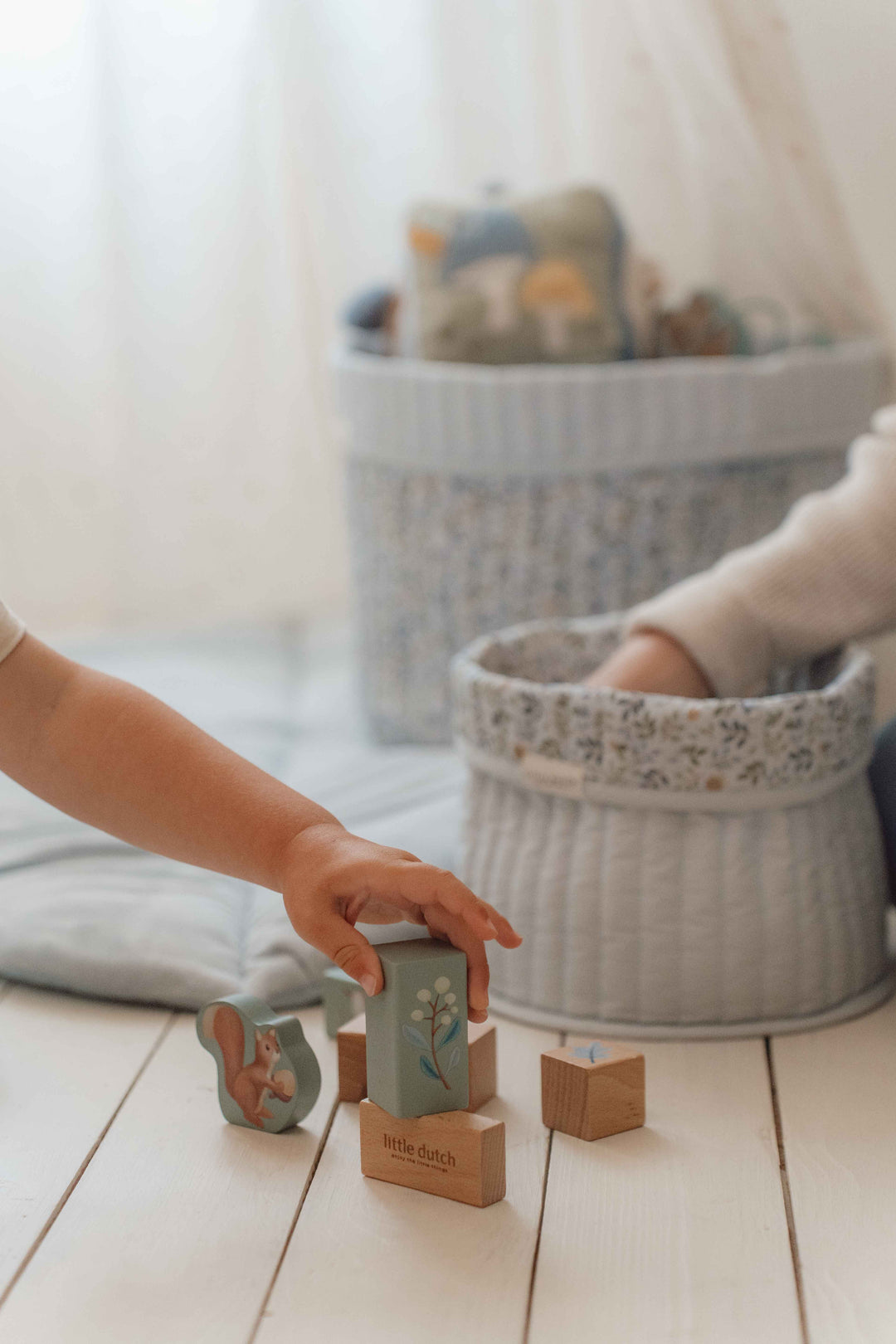 Little Dutch - Quilted Storage Basket - Small - Forest Adventure