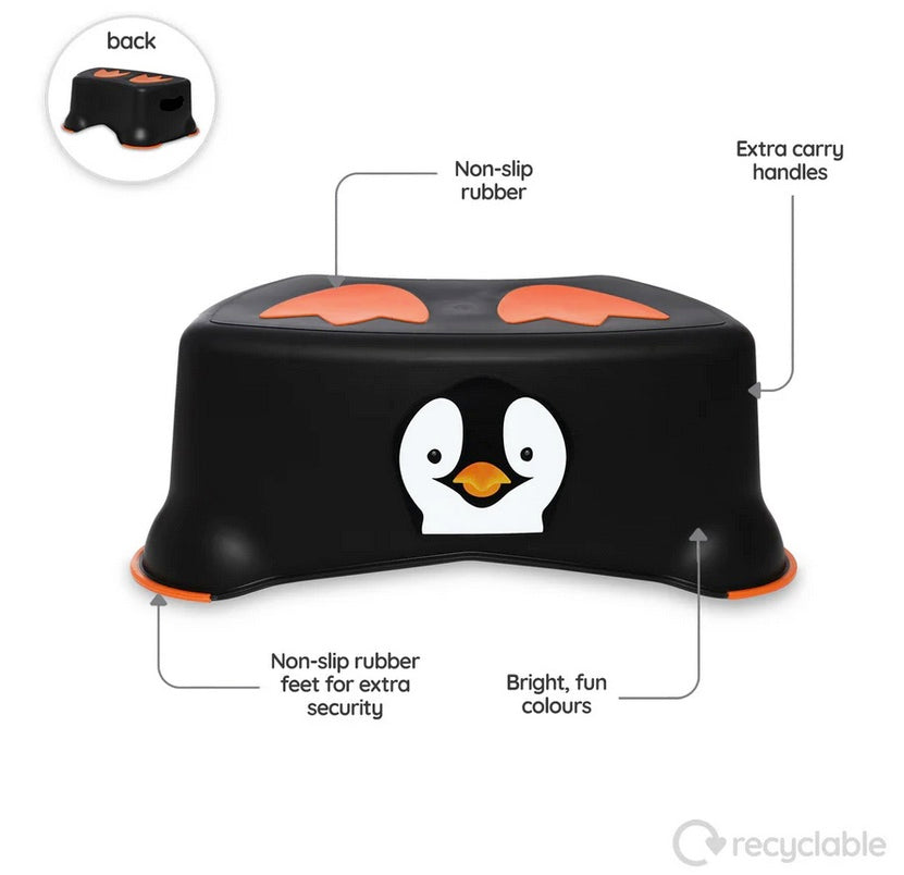 My Carry Potty - My Little Step Stool - Penguin - Mabel & Fox