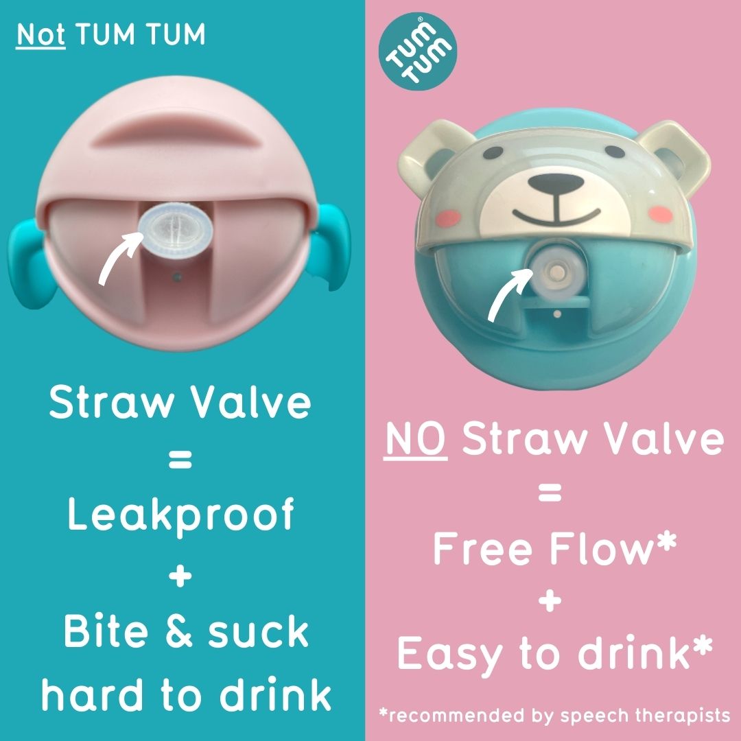 Tum Tum - Large Tippy Up Cup - Pete Polar Bear (Glow in the Dark) - Mabel & Fox