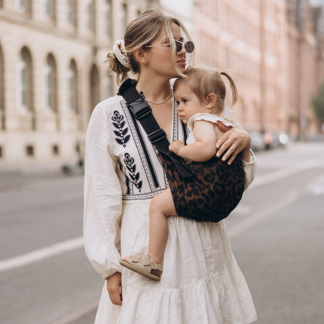 Wildride - Toddler Carrier - Brown Leopard - Mabel & Fox