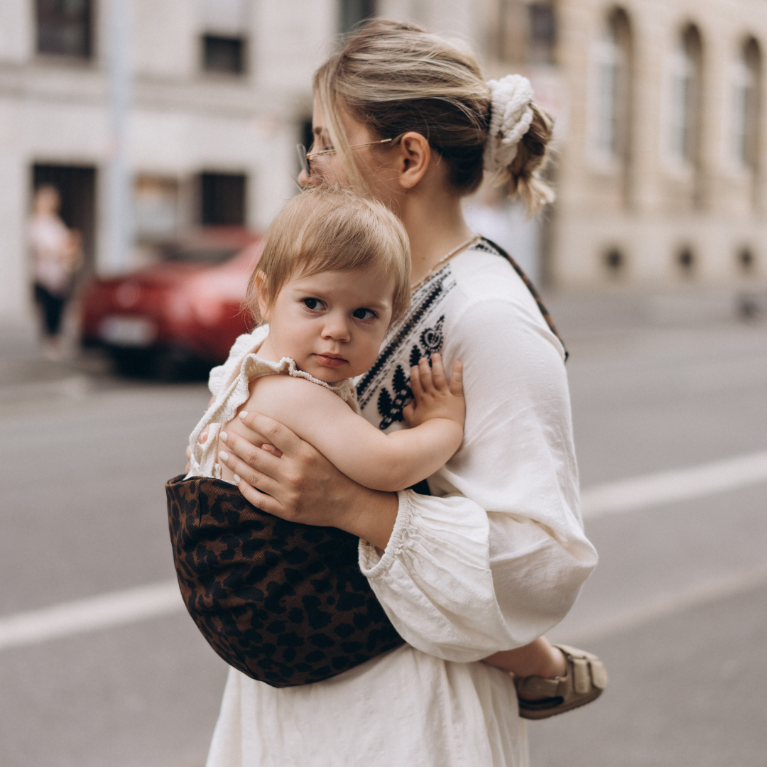 Wildride - Toddler Carrier - Brown Leopard - Mabel & Fox