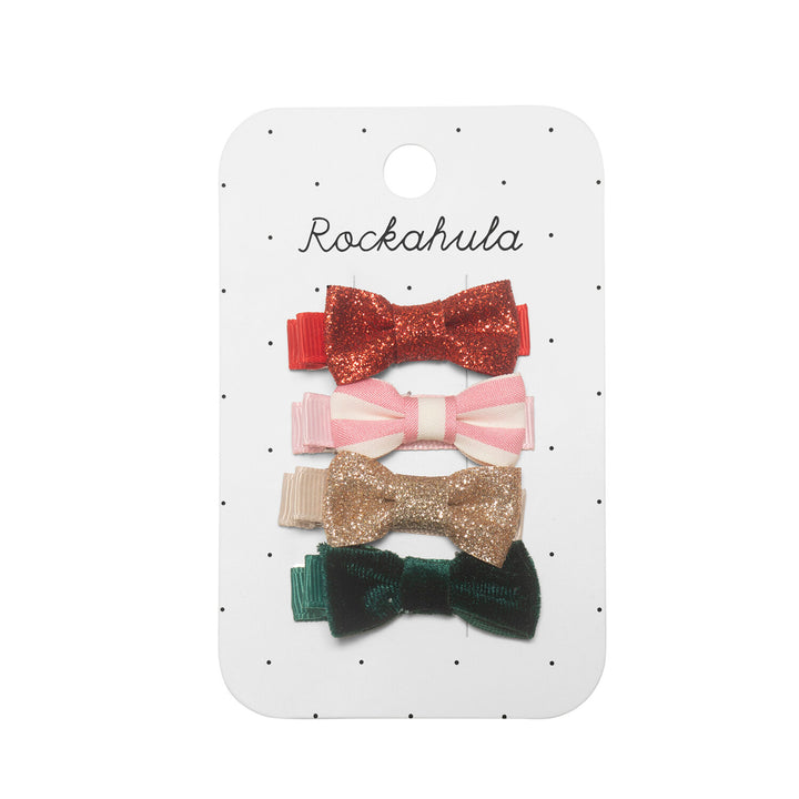 Rockahula - Bar Clips - Mini Christmas Bows