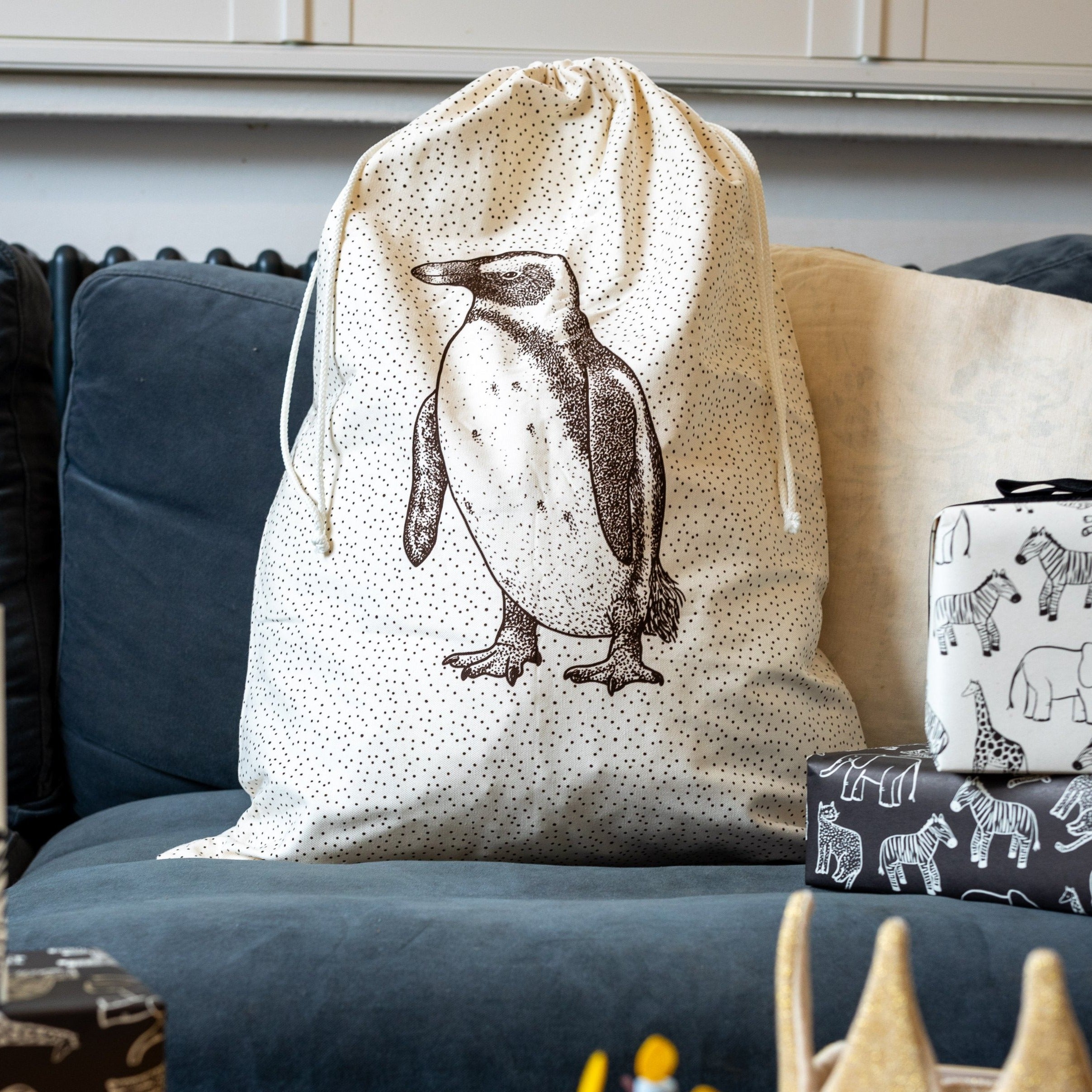 Personalised hotsell penguin cushion