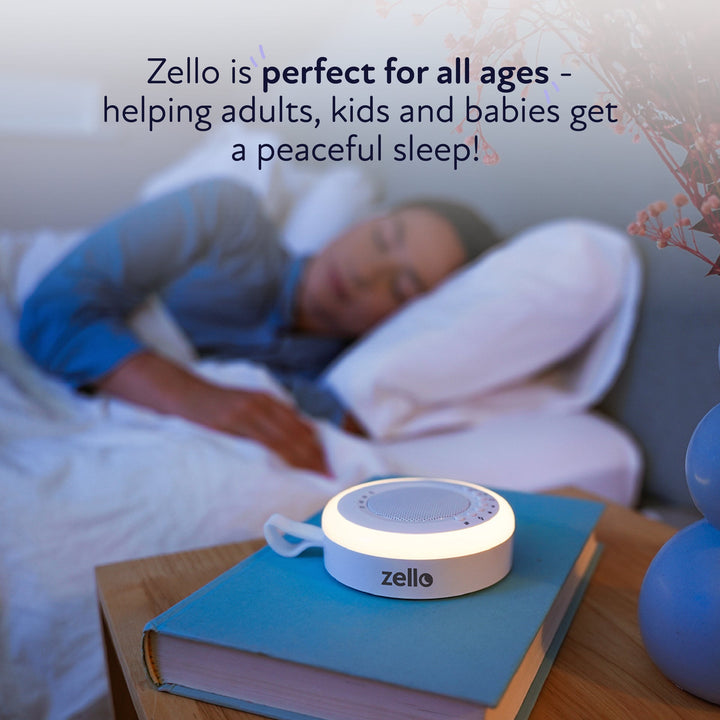 Zello - Portable White Noise Machine & Night Light