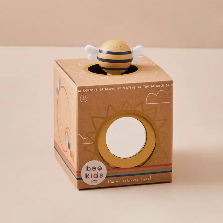 Just Bee Kids - Wooden Mini Activity Cube