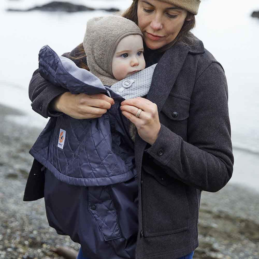 Ergo Baby - All Weather Cover - Charcoal - Mabel & Fox