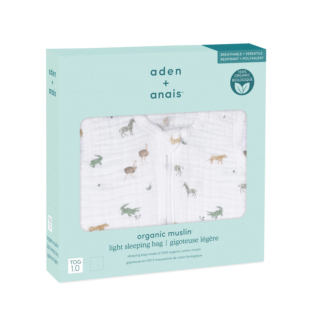 Aden + Anais - Light Sleeping Bag - Safari Dream