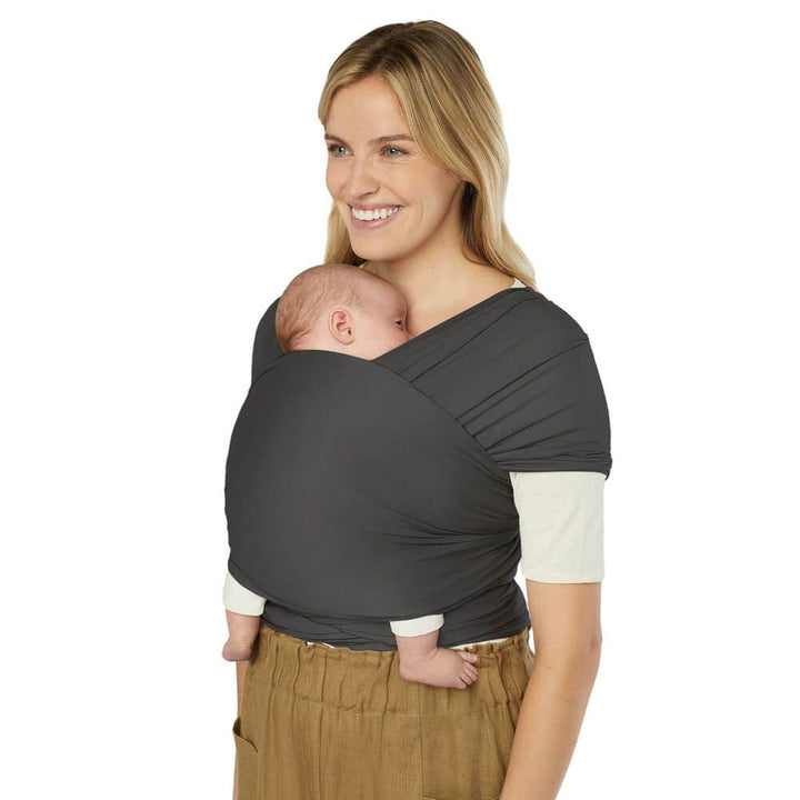 Ergo Baby - Aura Baby Wrap - Sustainable Knit - Soft Black