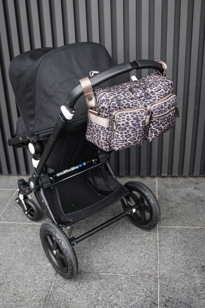 Tiba + Marl - Axel Organiser - Brown Tonal Leopard - Mabel & Fox