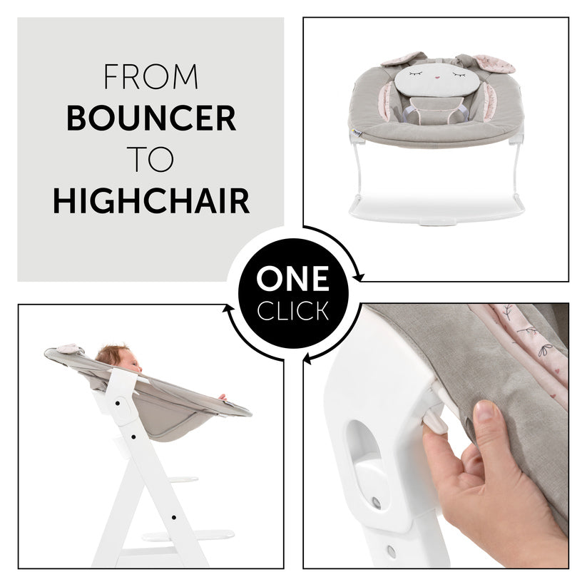 Hauck - Alpha Bouncer 2 in 1 - Beige Bloom