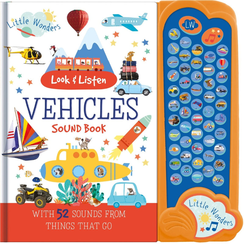 Look & Listen Vehicles Sound Book – 52 Sounds from Things That Go