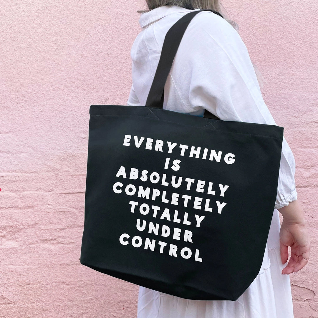 Alphabet Bags - Everything is under control - Black