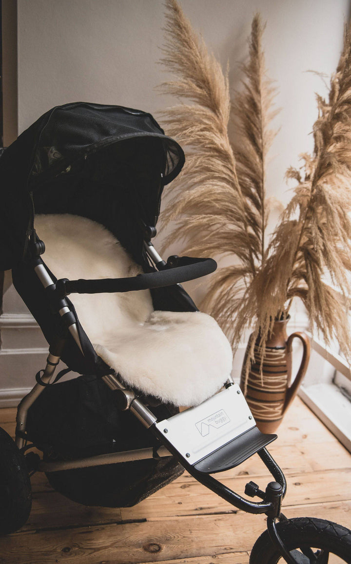 Baa Baby - Sheepskin Pram Liner - Honey - Mabel & Fox