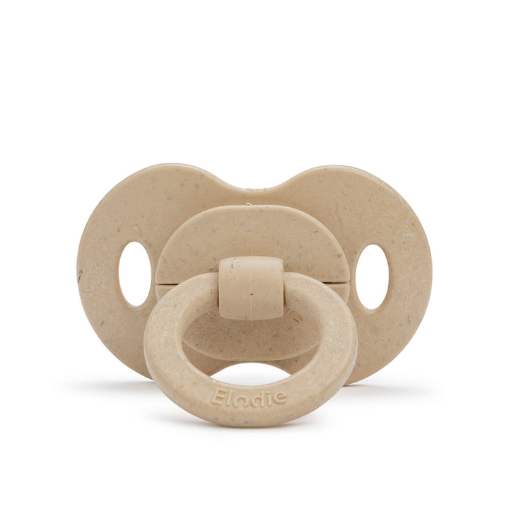 Elodie - Bamboo Soother Orthodontic Pacifier - Pure Khaki - Mabel & Fox