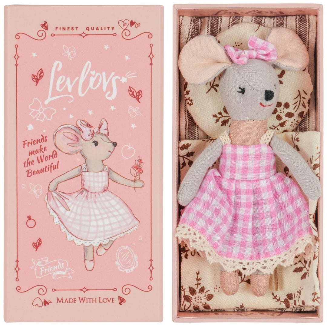 LEVLOVS - Lulu Mouse In A Box & Bedding