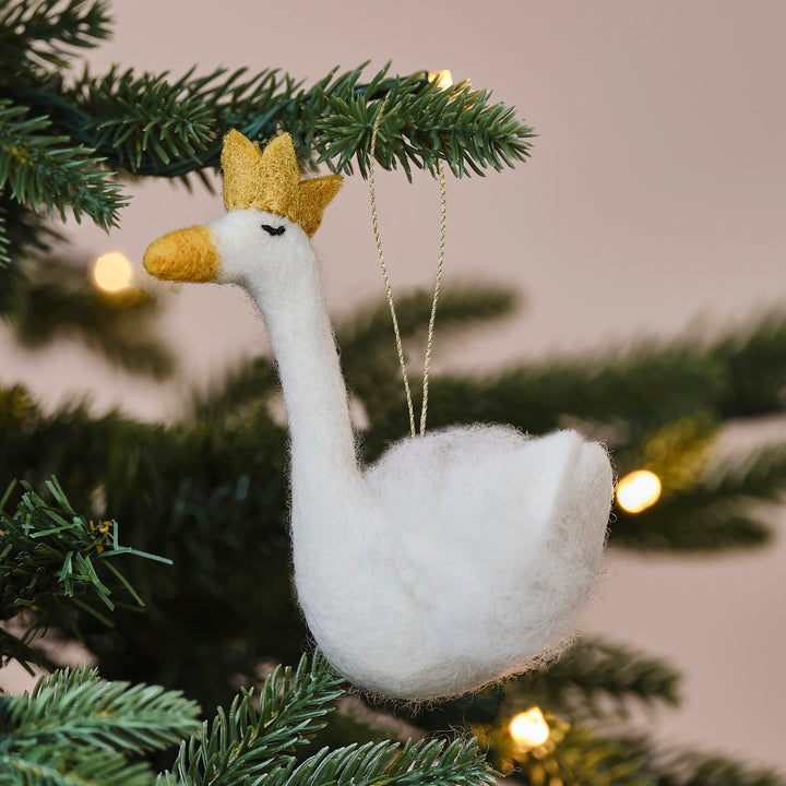 Ginger Ray - Christmas Tree Decoration - Swan