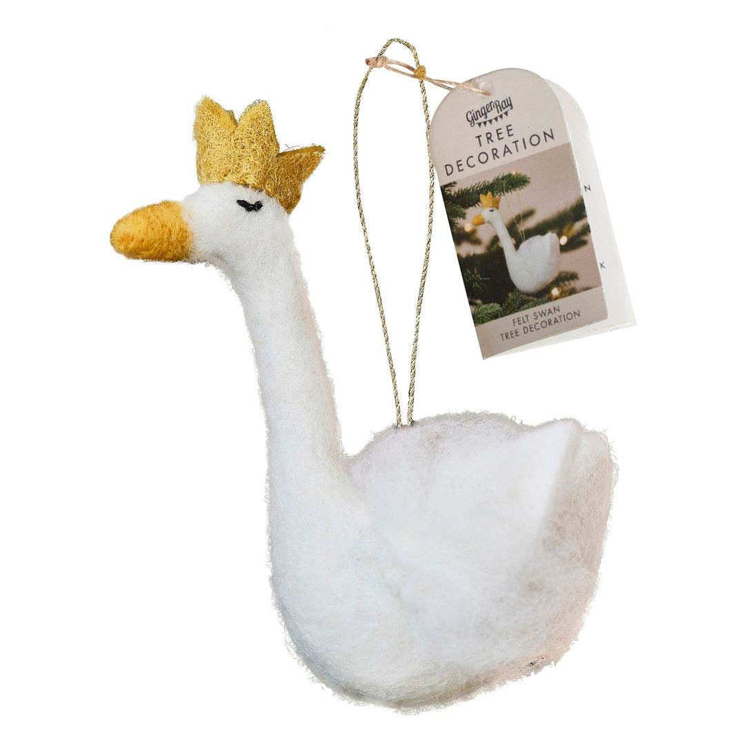 Ginger Ray - Christmas Tree Decoration - Swan