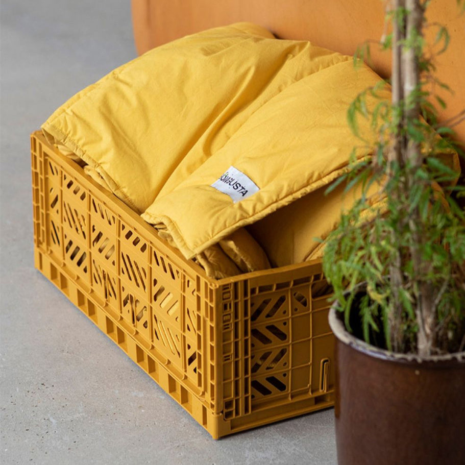 Aykasa Folding Storage Crate - Maxi - Mustard