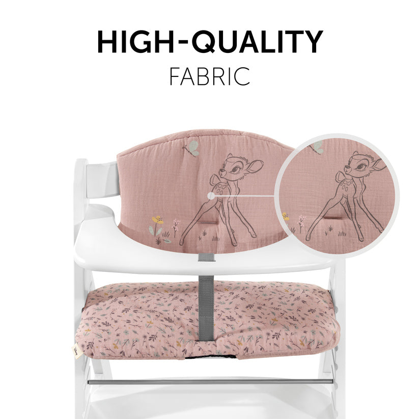 Hauck - Alpha Highchair Pad Select - Disney Bambi Rose