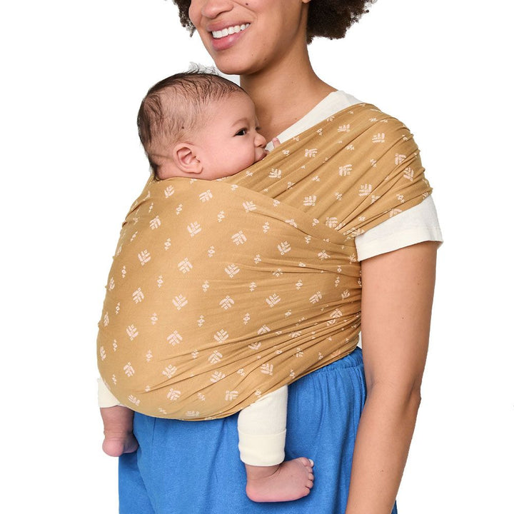 Ergo Baby - Aura Baby Wrap - Sustainable Knit - Camel Harves