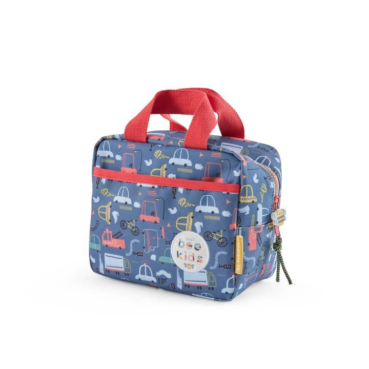 Just Bee Kids - Insulated Lunch Bag - Transport Print