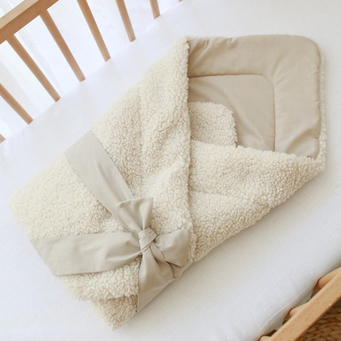 Babyly - Boucle Baby Wrap - Cream - Mabel & Fox