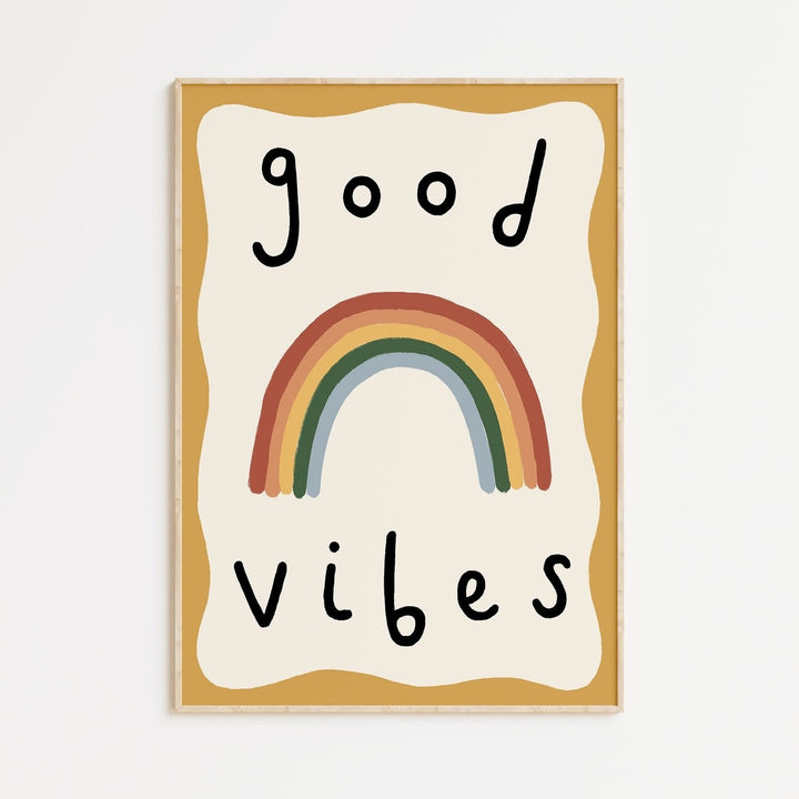 Kitty Makes - Good Vibes Print - A4