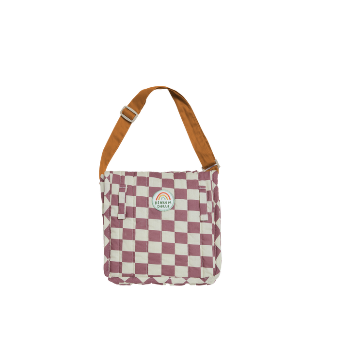 Olli Ella - Carrie Convertible Changing Set - Plum Check