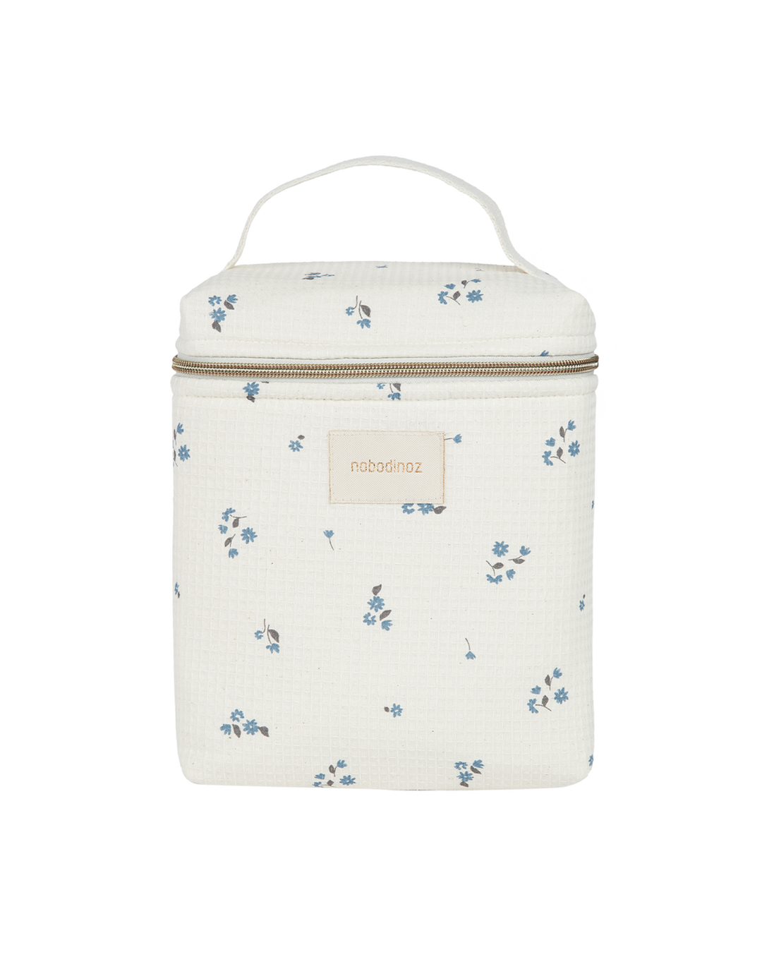 Nobodinoz- Concerto Insulated Baby Bottle And Lunch Bag - Lily Blue