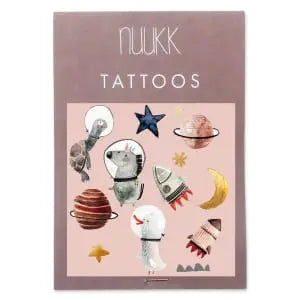 Nuukk - Temporary Organic Tattoo Sheets - Space