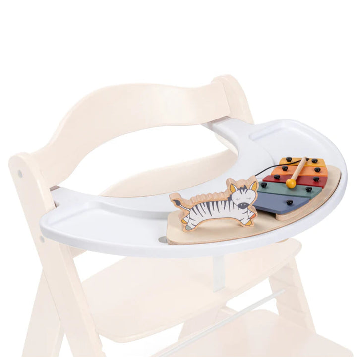 Hauck - Alpha Play Music Tray & Toy Set - Zebra