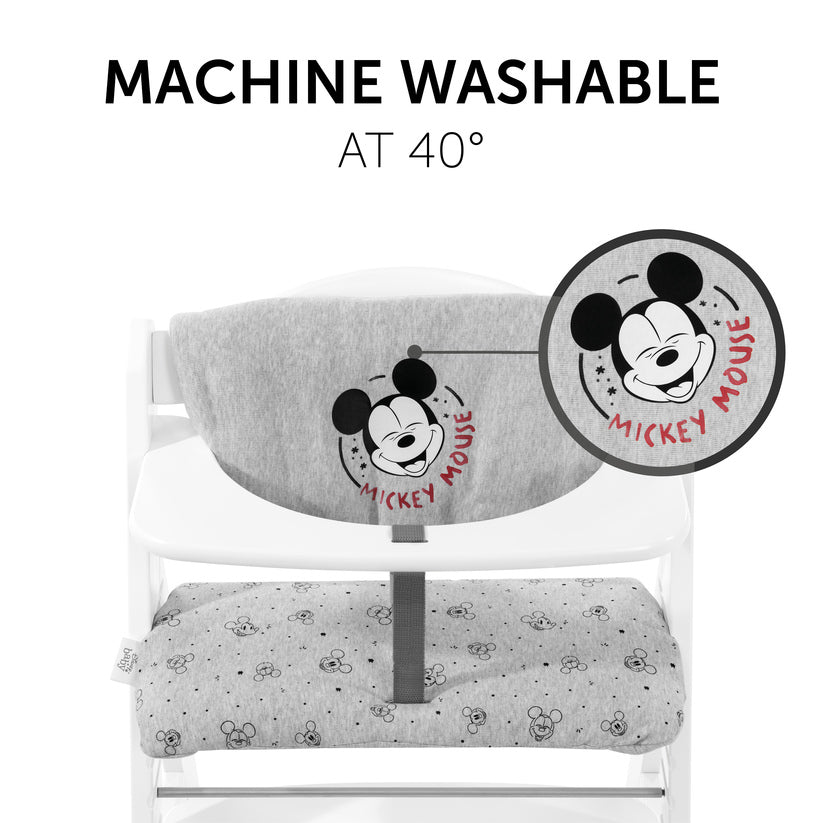 Hauck - Highchair Pad Deluxe - Disney Mickey Mouse Grey