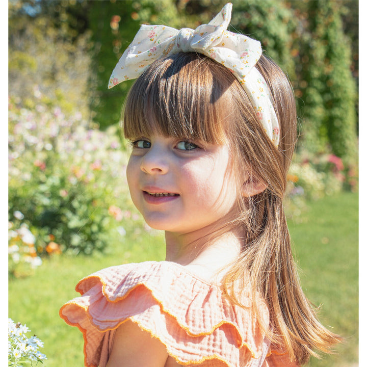 Rockahula - Headband - Tiny Blossom Double Bow - Mabel & Fox