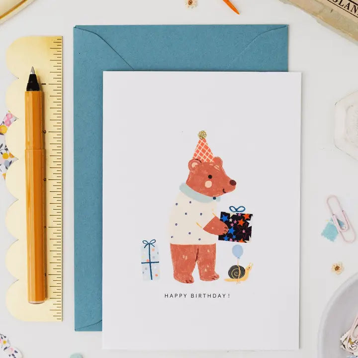 The Charming Press - Birthday Card - Bear