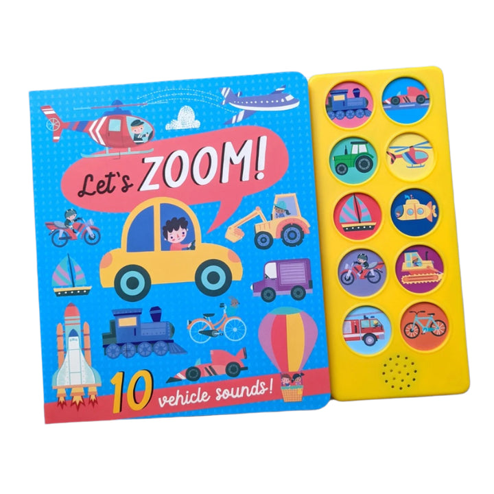 10 Button Sound Book - Let's Zoom