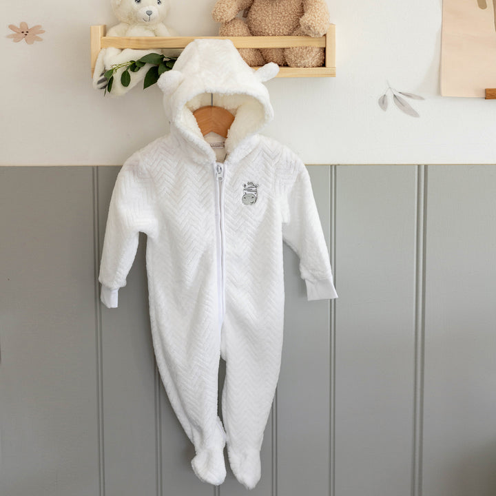 Mabel & Fox - Pramsuit - White Zebra - Mabel & Fox