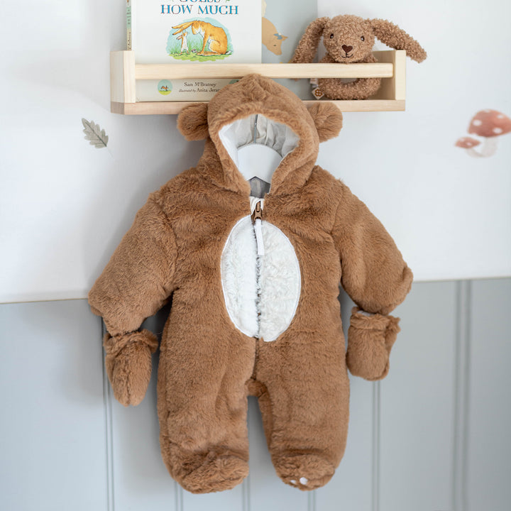 Mabel & Fox - Pramsuit - Brown Bear