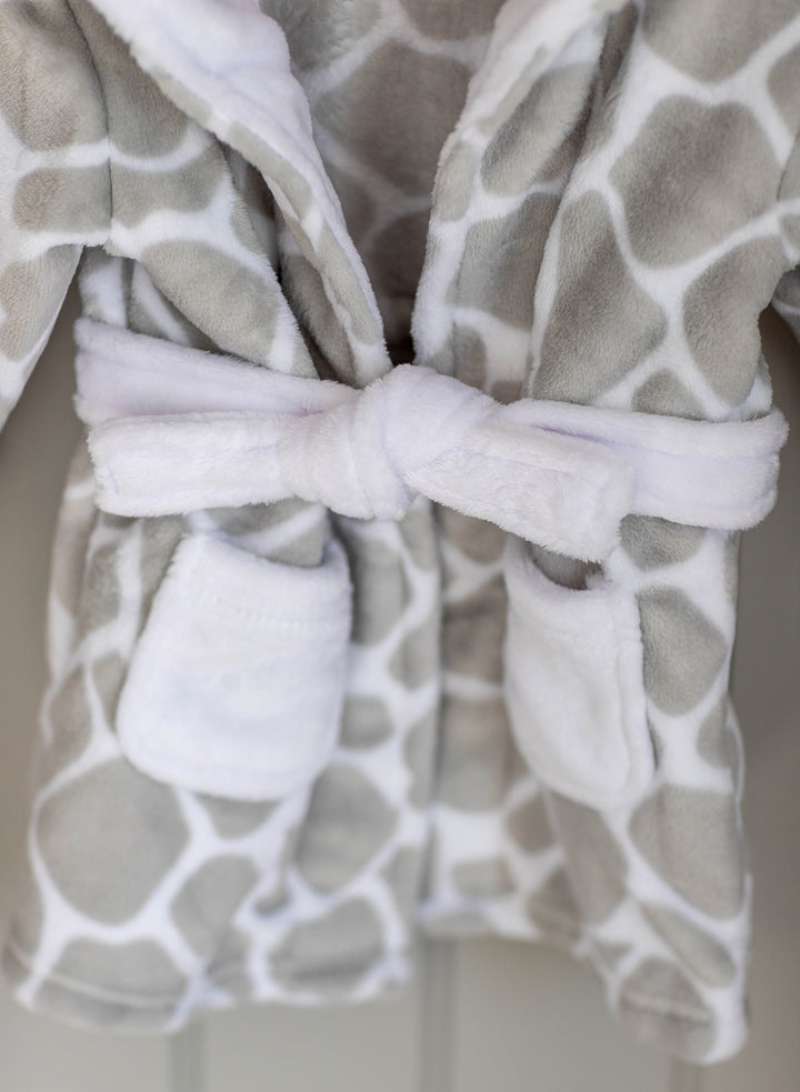 MABEL & FOX - BABY DRESSING GOWN - GIRAFFE