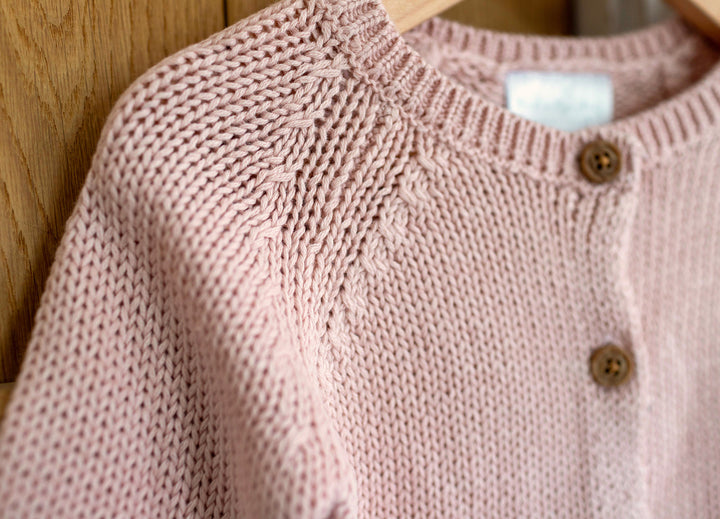 Mabel & Fox - Knitted Cardigan - Pink Marl