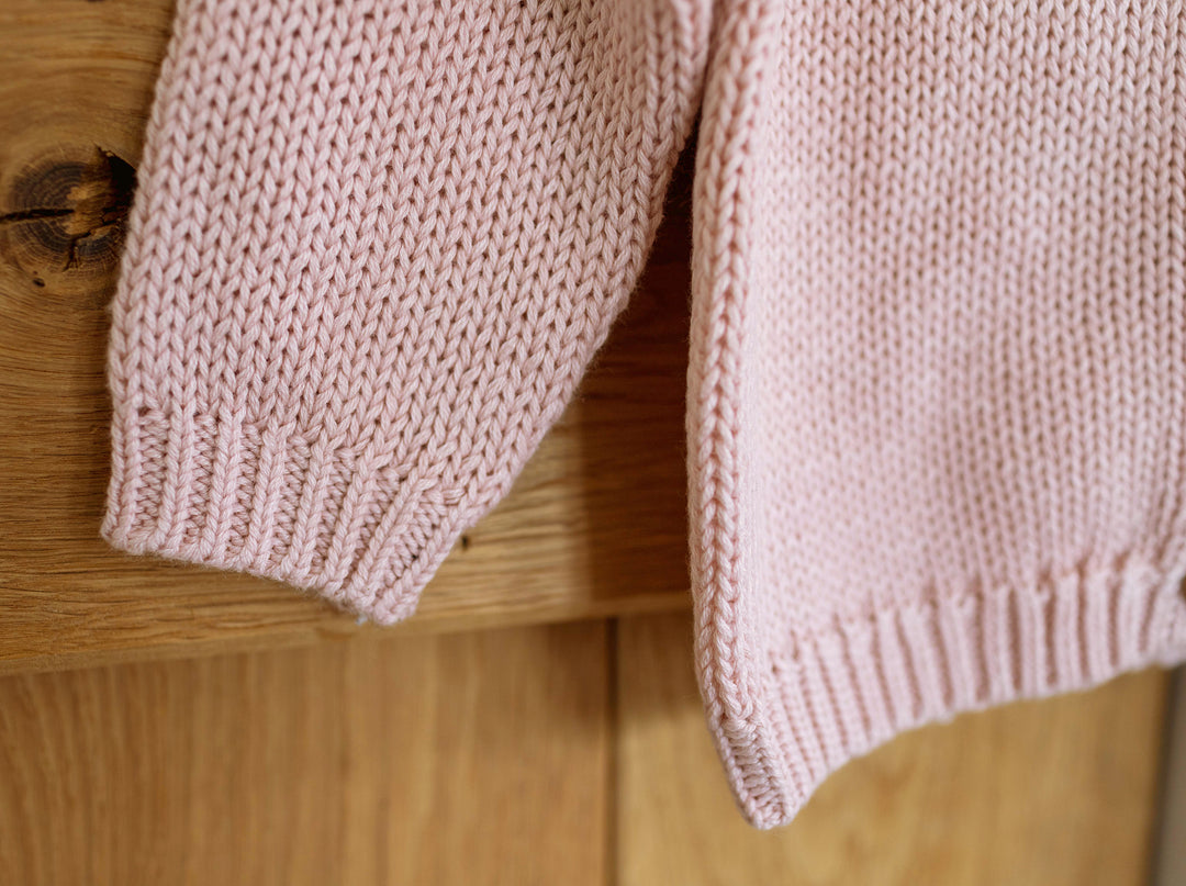 Mabel & Fox - Knitted Cardigan - Pink Marl